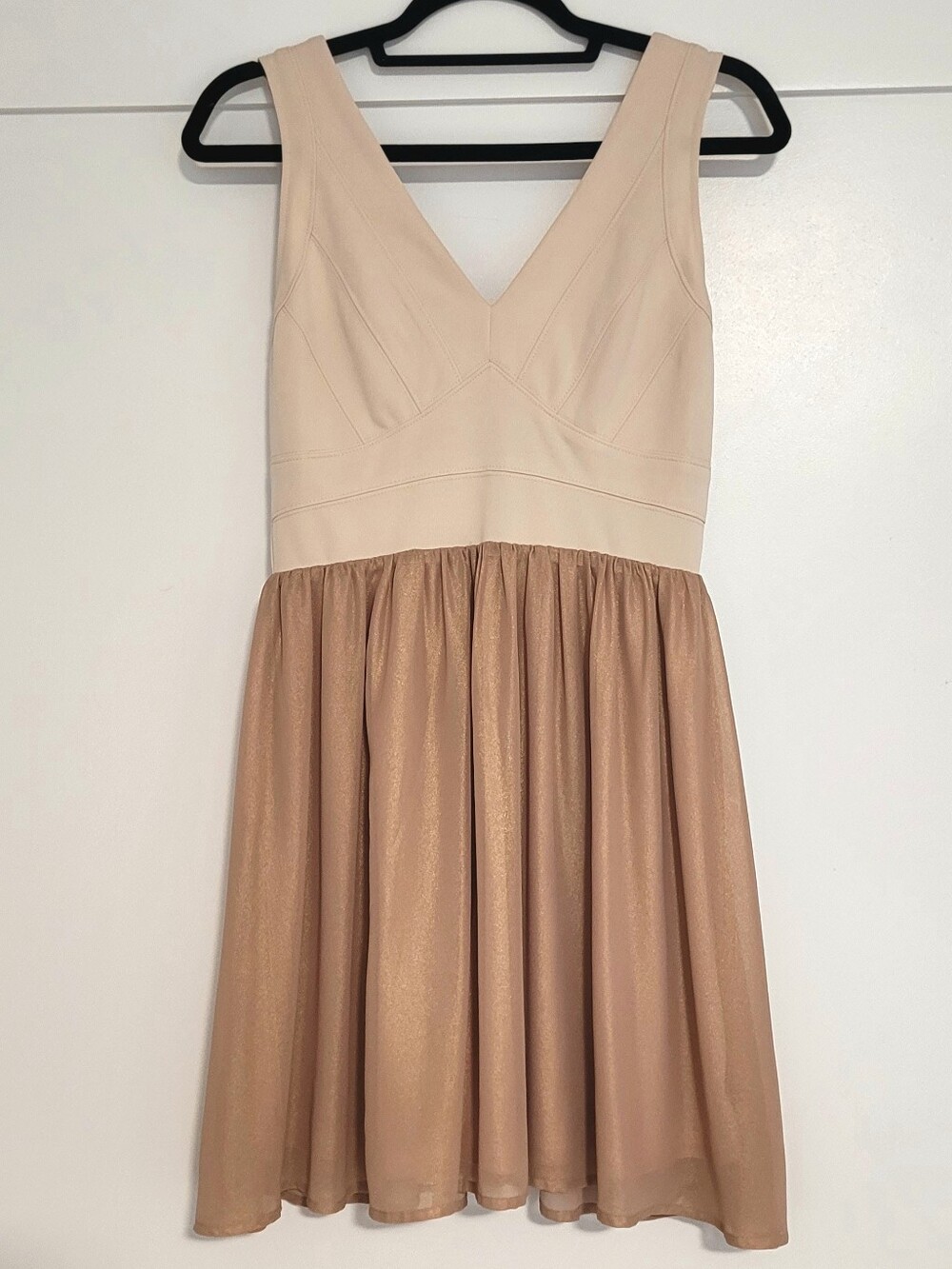 Jealous Tomato Nude Blush Fit & Flare Dress – Size M – NWOT